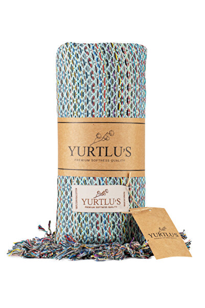 YURTLUS %100 Pamuk Peştemal, Plaj Havlusu, Banyo Havlusu, 95x180 Cm , Yumuşak...