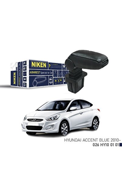 Niken Hyundai Accent Blue 2010+Sonrası Araca Özel Kol Dayama Siyah