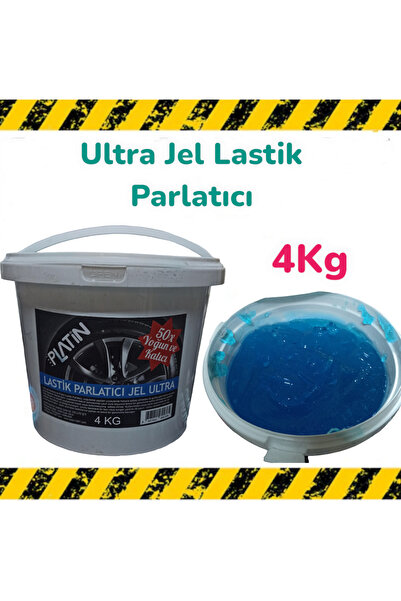 Platin Lastik Parlatıcı Jel Ultra Etkili 4 Kg Uzun Süre Kullanım