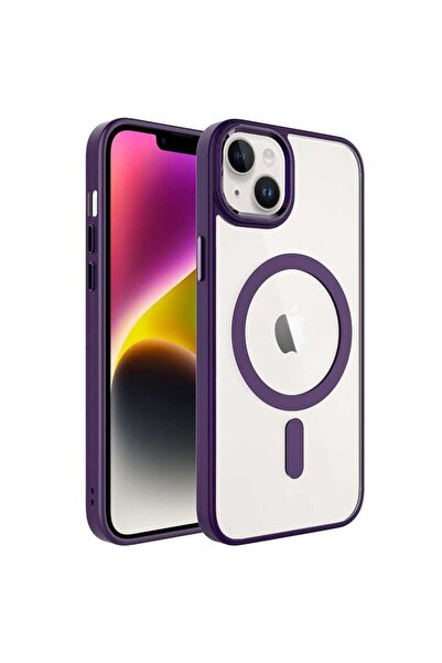 halkhouse iPhone 14 Plus Uyumlu Kılıf Magsafe Şarj Özellikli Kamera Korumalı ...