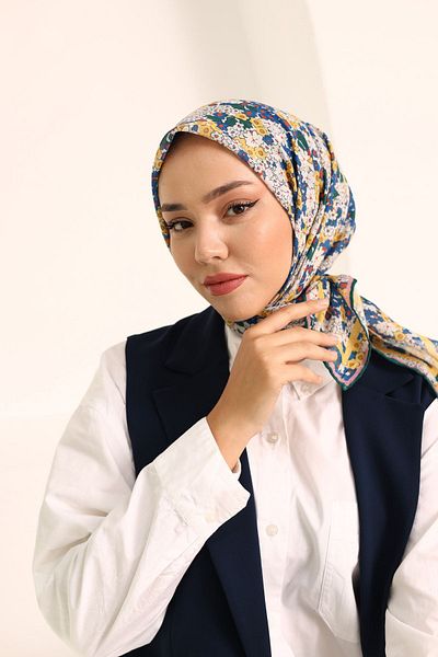 Silk Home Μοτίβο κήπου Μαλακό βαμβακερό κασκόλ