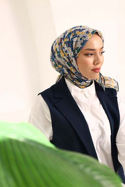 Silk Home Μοτίβο κήπου Μαλακό βαμβακερό κασκόλ