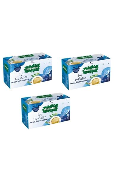 Doğadan Bitki Çayı Iyi Uykular Melisa,hint Fesleğeni 18'li X 3 Adet