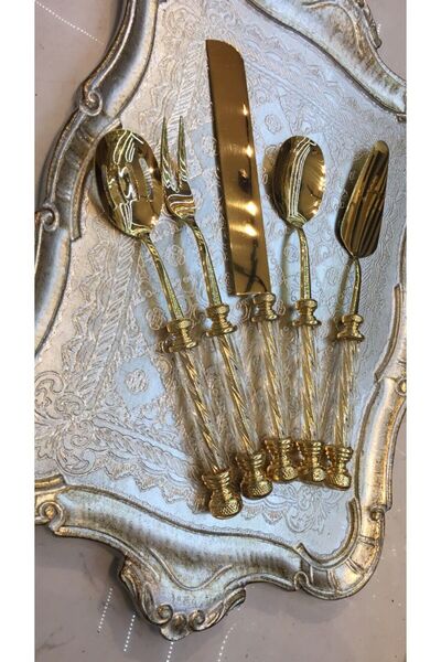 ester مجموعة ملاعق تقديم مكونة من 5 قطع