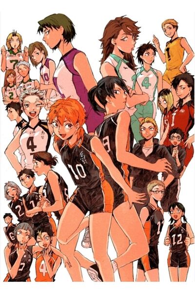 Jeronkarji Haikyuu Sexbend Tablo Ahşap Poster Dekoratif