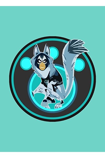 Jeronkarji Kratt Kardeşler Mavi Tablo Ahşap Poster Dekoratif