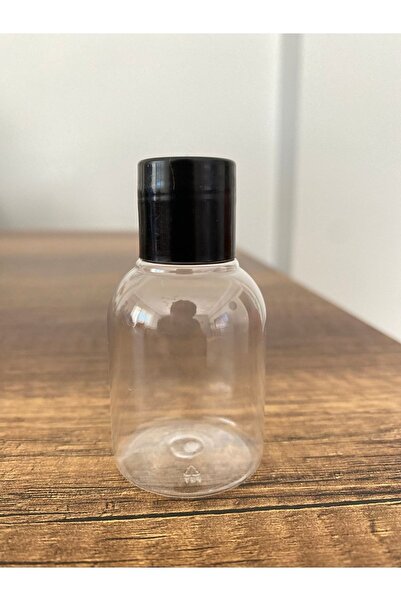 Aksesuar 100 Adet Kapaklı Boş Şişe 35 Ml Dekoratif Şampuan Şişesi