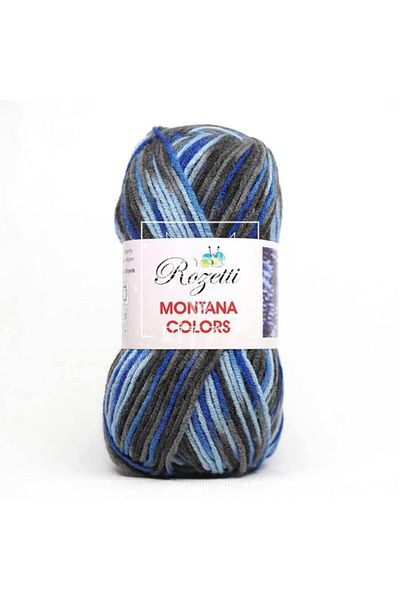 Himalaya Rozetti Montana Colors / Μπλε Γκρι Ανοιχτό Γκρι Σκούρο Γκρι / 157-17