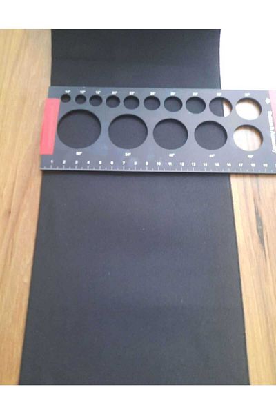 Beyna 1 Pack Black 16 Cm Elastic Waist and Leg Dress - 1 Meter