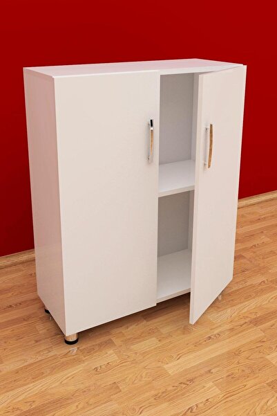 3G TASARIM Çok Amaçlı Ofis Dolabı, Dosya Dolabı Evrak Dolabı Beyaz 3g-025-kd