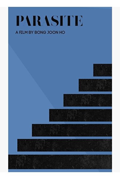 Jeronkarji Parazit Minimalist Film Posteri Tablo Ahşap Poster Dekoratif