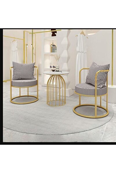 larissa design Berjer set (2 Berjer 1sehpa)