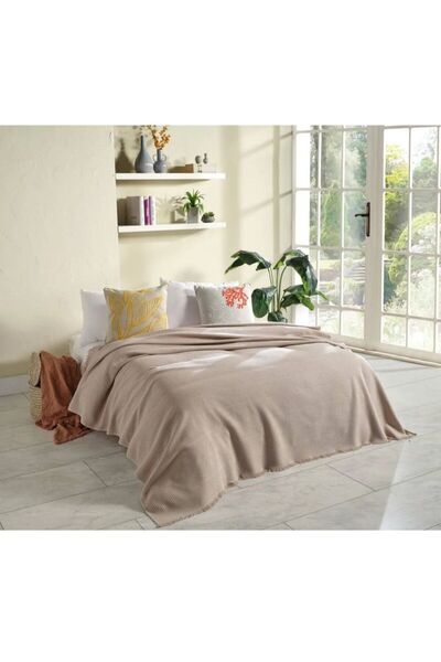 Doqu Home Doqu home roman çift kişilik pike bej
