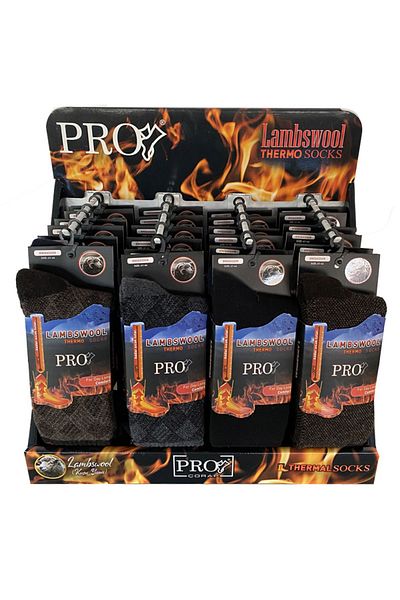 suoutdoor Мъжки термо чорапи Outdoor Pro Sock Mix от агнешка вълна, 24 броя, стойка (13907)