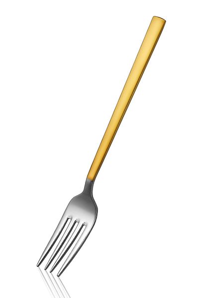 Avcı Soft Touch Matte 12 Pieces Dessert Forks 18/10 Stainless Steel 2.5 Mm