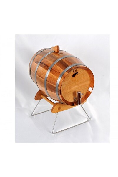 Masifart Masifart Naturel Yatay Meşe Şarap Fıçısı 4 Litre