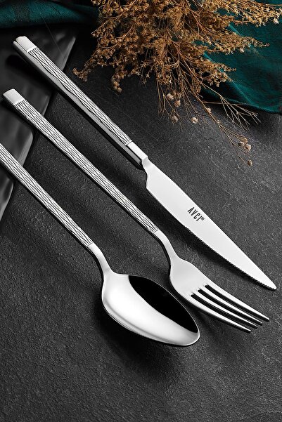 Avcı Pera 60 Piece Stainless Steel Cutlery Set