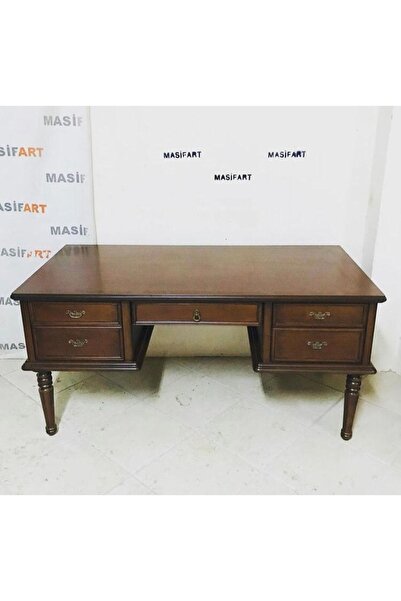 Masifart Aris Çalışma Masası 140 Cm Ceviz