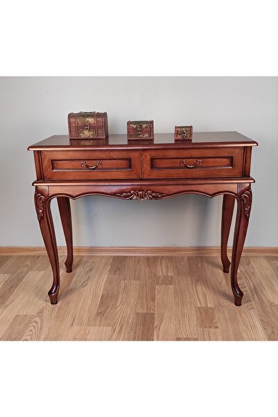 Masifart Sülün Dresuar 100 cm Ceviz Ipekmat Eskitme Dresuar