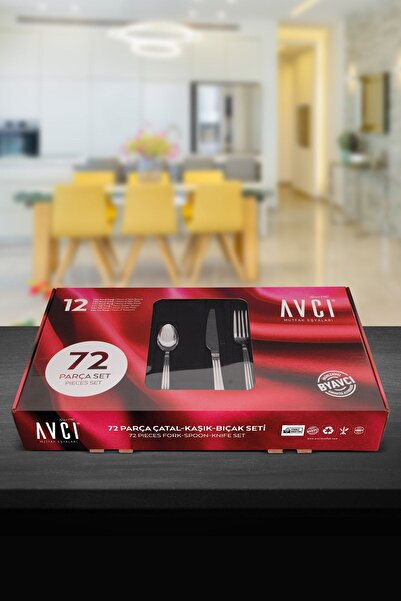 Avcı Yakamoz 72 Piece Cutlery Set