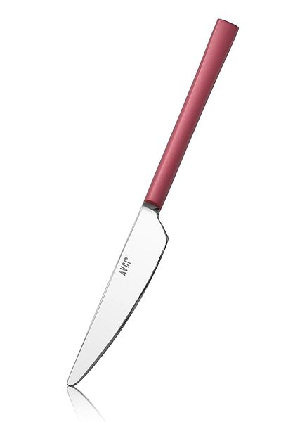 Avcı Pink Touch Matte 6 Pieces Dining Knife 18/10 Stainless Steel