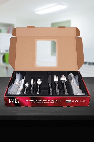 Avcı Moonlight 72 Piece Cutlery Set