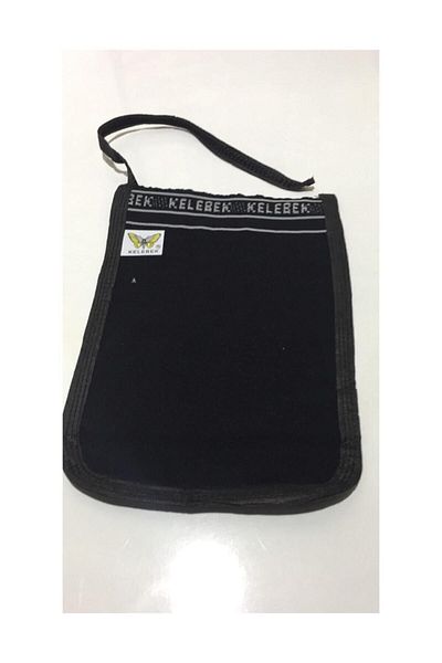 Kelebek 3 Pieces Black Thick Hammam Pouch Bursa Ottoman Pouch Bathroom Hammam Dowry Pouch Dirt Pouch