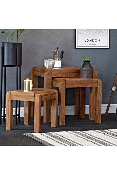 Masifart Freya 3lü Zigon Sehpa