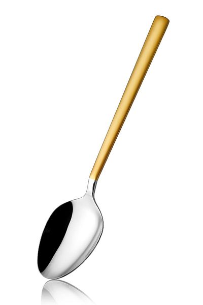 Avcı Soft Touch Mat 12 Pieces Dessert Spoon 18/10 Stainless Steel 2.5 Mm