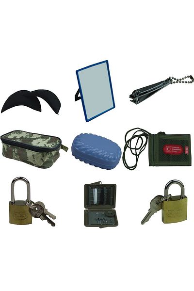 BoraVelli Комплект за шиене Soldier 10 Recruit and Paid Soldier Equipment от 10 части с вата и огледало