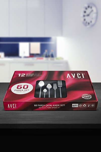 Avcı Istanbul 60 Piece Cutlery Set