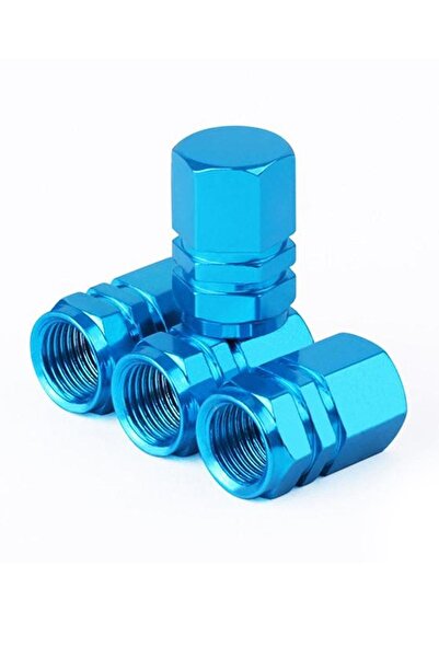 Mega Oto Market Oto Araba Sibop Kapağı Seti Altıgen 4'lü Set Mavi