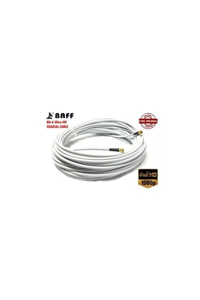 Baff Rg6 Anten Kablosu 25 Metre F Konnektörlü