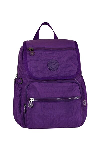 COUPELLA Women's Wrinkled Strap Backpack - Multi-Compartment Daily Design