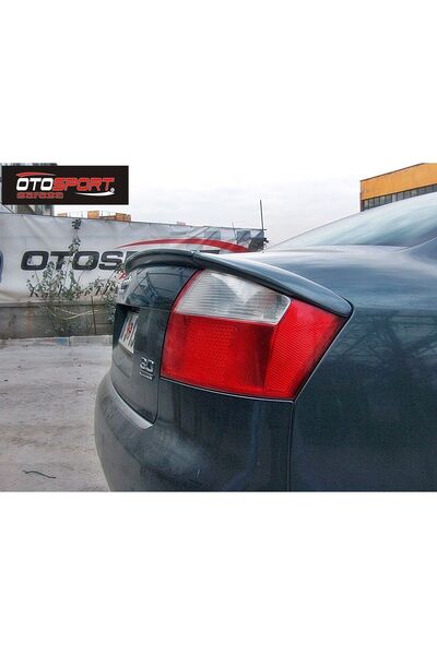 OTOSPORT Audi A4 B6 3 Parça Spoyler Fiberglass Boyasız