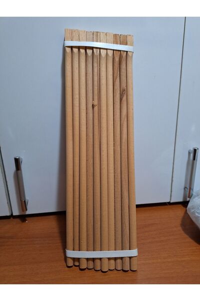 KAYA KAFES VE PETSHOP ÜRÜNLERİ 40cm Wooden Perch - 10 Pieces