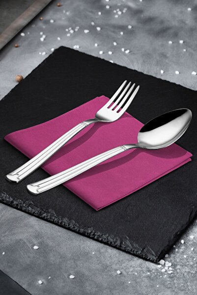 Avcı Yakamoz 30 Piece Fork Spoon Set