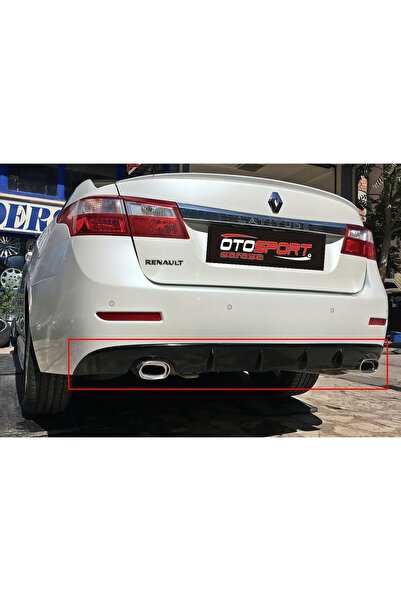 OTOSPORT Renault Latutide Difüzör Çift Çıkış Fiberglass Boyasız