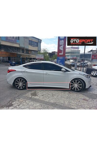 OTOSPORT Hyundai Elantra Marşpiyel Sağ Sol Takım (2011-2015) Fiberglass Boyasız
