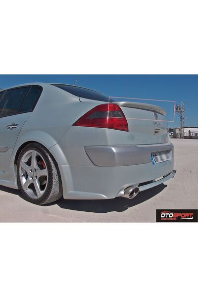 OTOSPORT Renault Megane 2 Sedan Anatomik Spoyler Fiberglass Boyasız