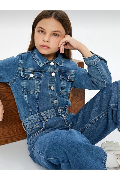 ASL GOLF CLUB JACHETA ASL KİDS CLUB JEANS JACHETA COPII UNISEX