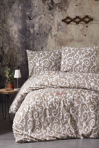 MAJESTE Diplomatic Home Gold Ranforce Double Duvet Cover Set - Pattern:3103kh
