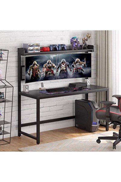 Zizuva Tasarım Monitor Askılıklı Oyuncu Ve Çalışma Masası