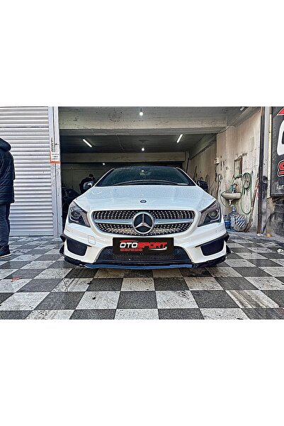 OTOSPORT MERCEDES W176 A SERİ 6 PARÇA ÖN TAMPON FLAPLARI FİBERGLASS BOYASIZ A...