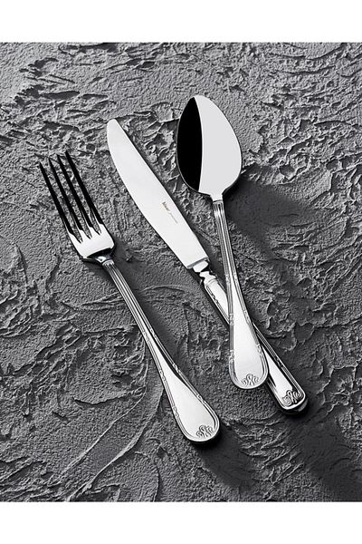 Hisar Infinity 24 Pieces - Glossy Steel Knife and Spoon Set