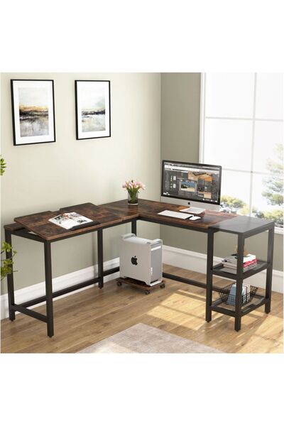 Zizuva Tasarım L Model Çizim Ve Bilgisayar Masası