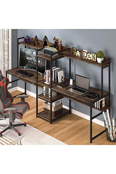 Zizuva Iki Kişilik Bölmeli Çalışma Masası