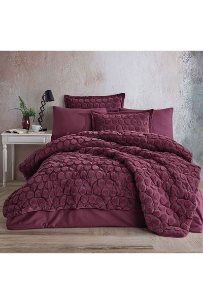 DENİZLİ ÇEYİZ Σετ ύπνου Clasy Single Wellsoft Jacquard Perle V3 Dusty Rose