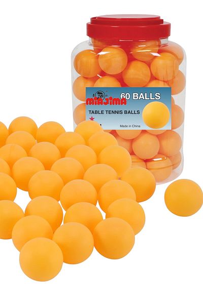 Miajima Orange Imported Pinpon Table Tennis Ball - 60 Pvs Boxed