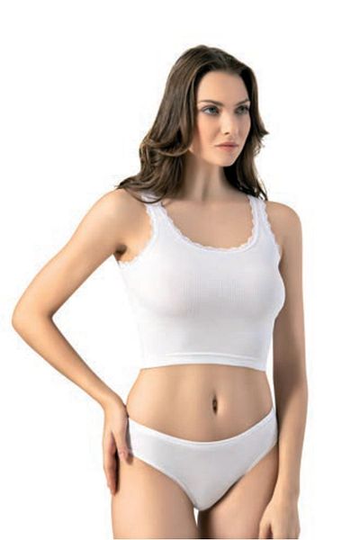 KOTA Camolă crop pentru femei cu bretele groase - 6438